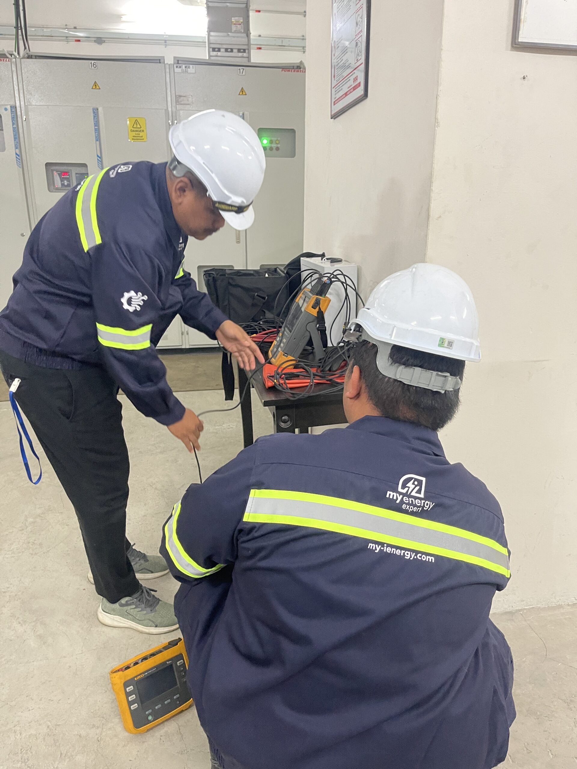 On-site measurement · original MyEnergy website photograph